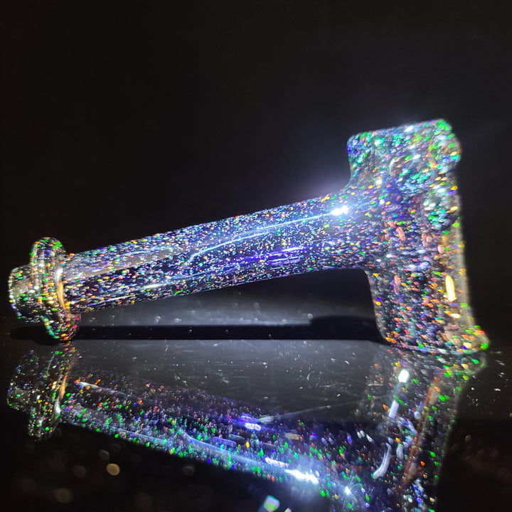 Midnight Sky Crushed Opal Hash Hammer Glass Pipe KOP Glass   