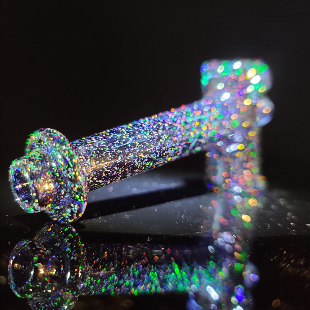 Midnight Sky Crushed Opal Hash Hammer Glass Pipe KOP Glass   