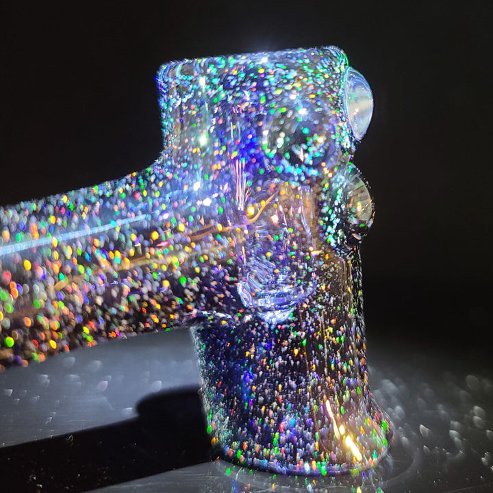 Midnight Sky Crushed Opal Hash Hammer Glass Pipe KOP Glass   