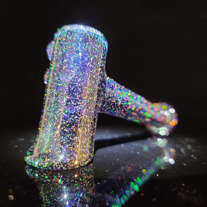 Midnight Sky Crushed Opal Hash Hammer Glass Pipe KOP Glass   