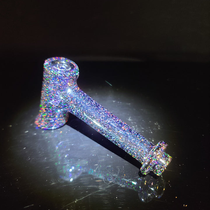 Midnight Sky Crushed Opal Hash Hammer Glass Pipe KOP Glass   