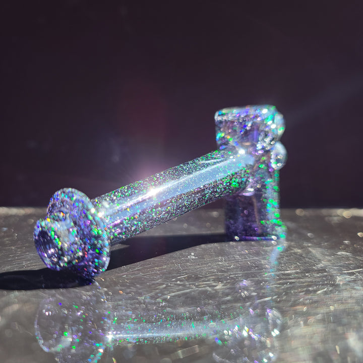 Midnight Sky Crushed Opal Hash Hammer Glass Pipe KOP Glass   