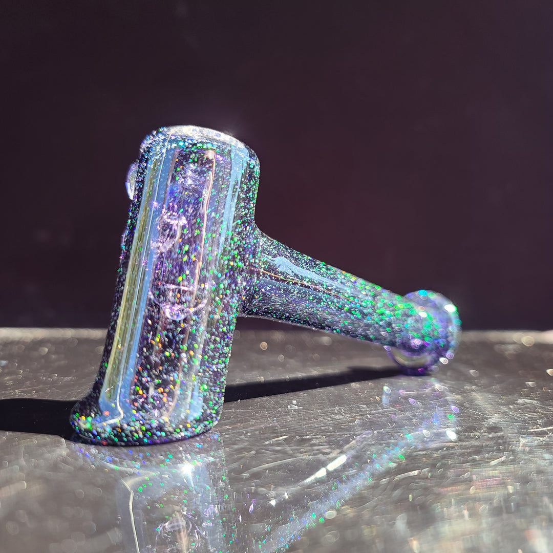 Midnight Sky Crushed Opal Hash Hammer Glass Pipe KOP Glass   