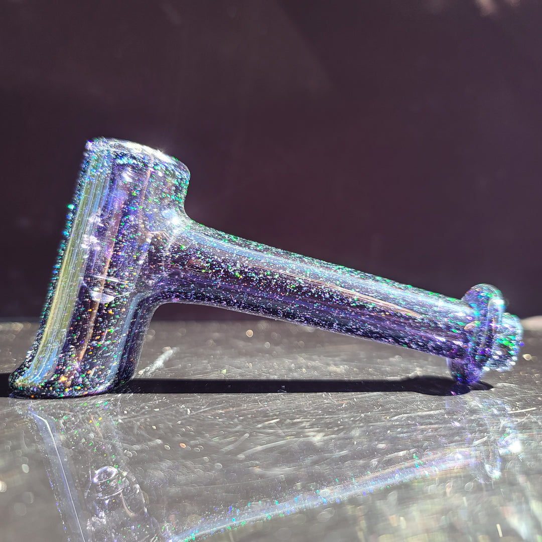 Midnight Sky Crushed Opal Hash Hammer Glass Pipe KOP Glass   