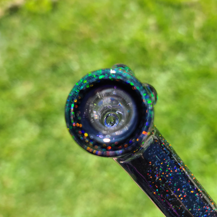 Midnight Sky Crushed Opal Hash Hammer Glass Pipe KOP Glass   