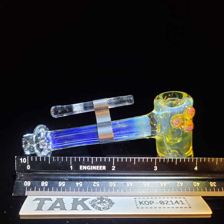 Silver Fumed Hash Hammer Glass Pipe KOP Glass   