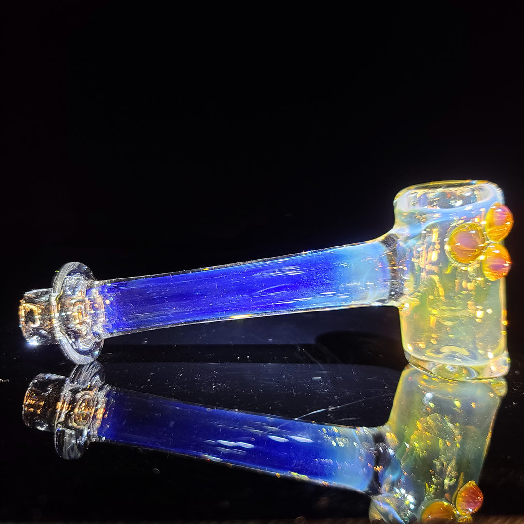 Silver Fumed Hash Hammer Glass Pipe KOP Glass   