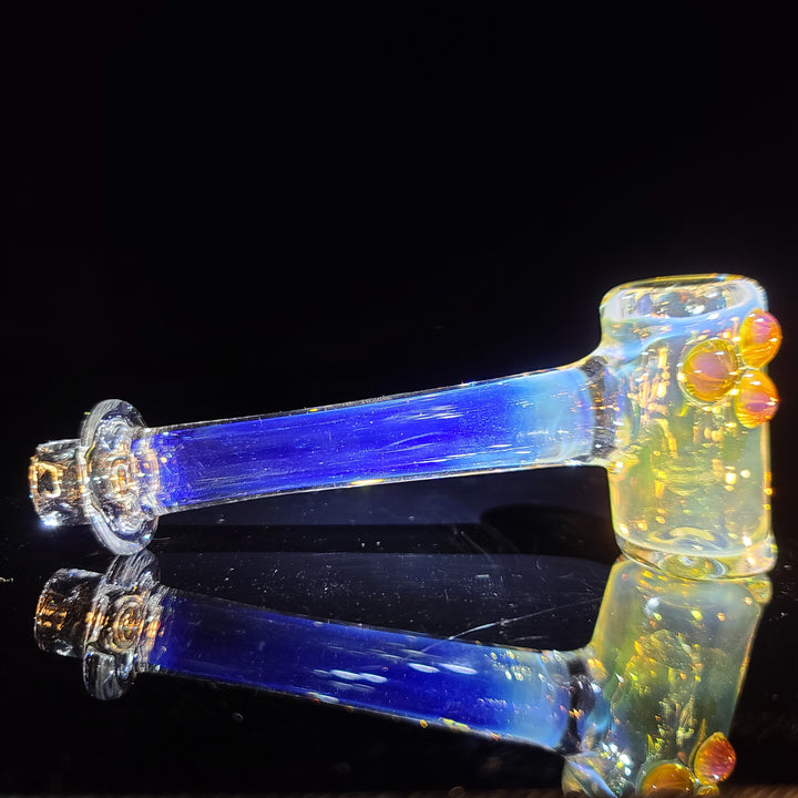 Silver Fumed Hash Hammer Glass Pipe KOP Glass   