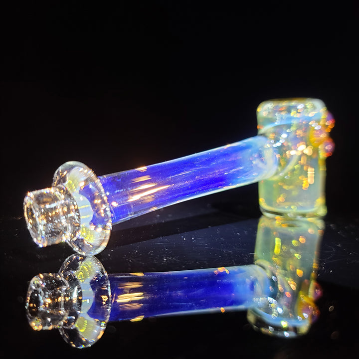 Silver Fumed Hash Hammer Glass Pipe KOP Glass   