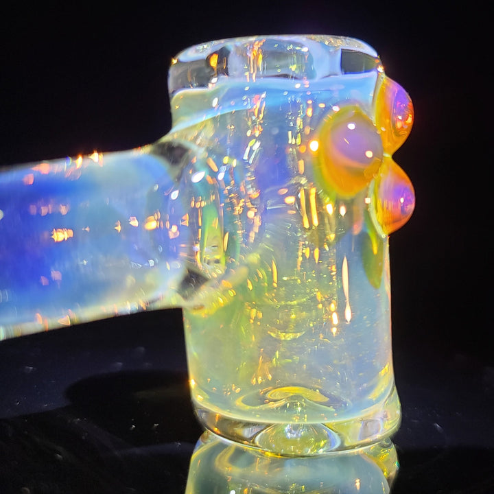 Silver Fumed Hash Hammer Glass Pipe KOP Glass   