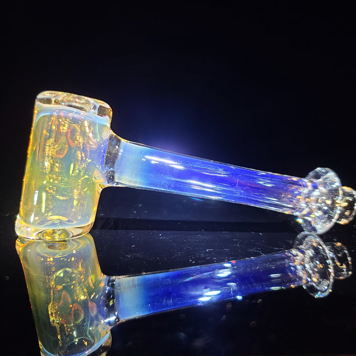 Silver Fumed Hash Hammer Glass Pipe KOP Glass   