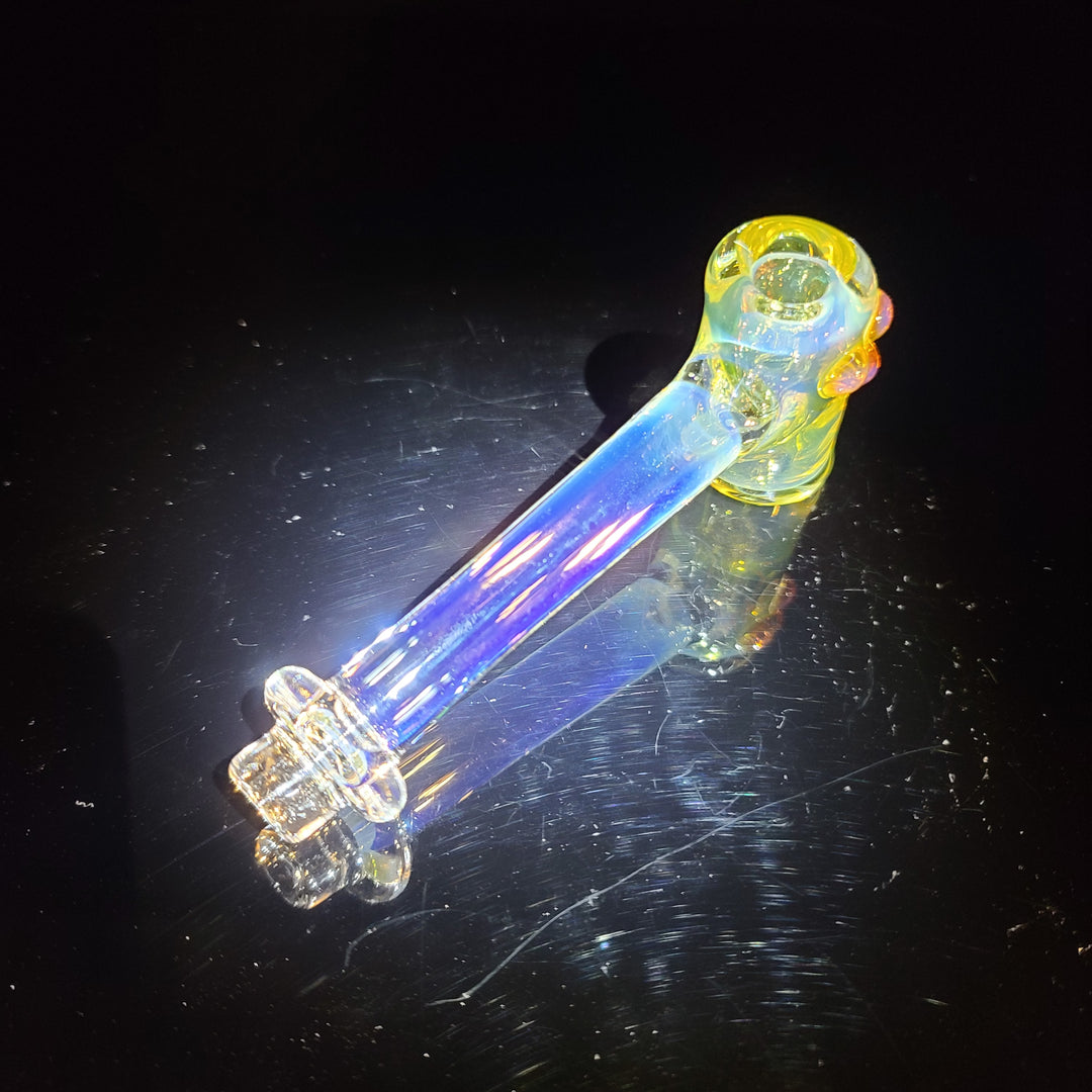 Silver Fumed Hash Hammer Glass Pipe KOP Glass   