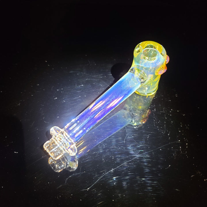 Silver Fumed Hash Hammer Glass Pipe KOP Glass   