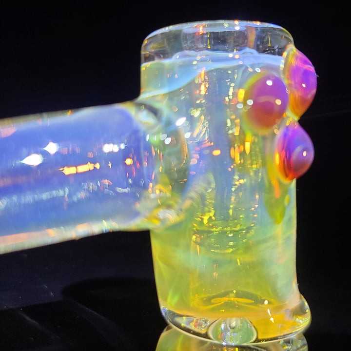 Silver Fumed Hash Hammer Glass Pipe KOP Glass   
