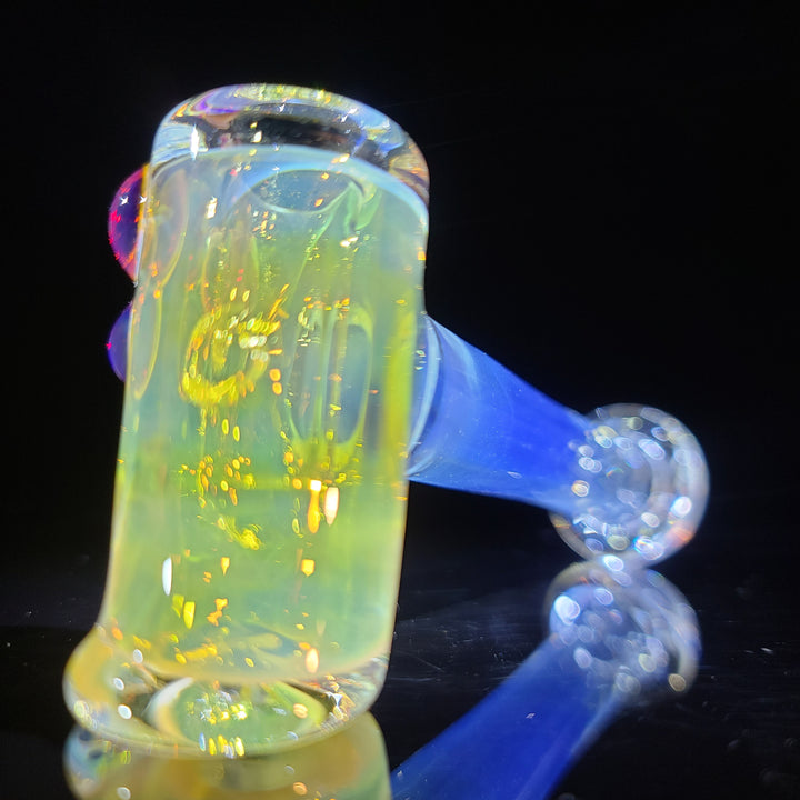 Silver Fumed Hash Hammer Glass Pipe KOP Glass   