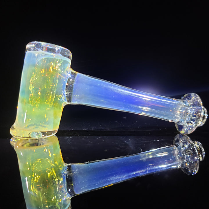 Silver Fumed Hash Hammer Glass Pipe KOP Glass   