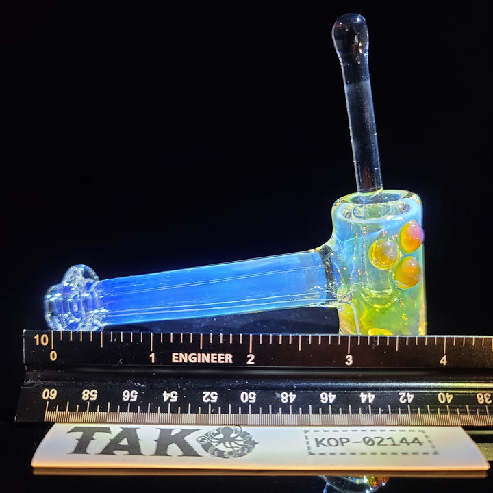 Silver Fumed Hash Hammer Glass Pipe KOP Glass   