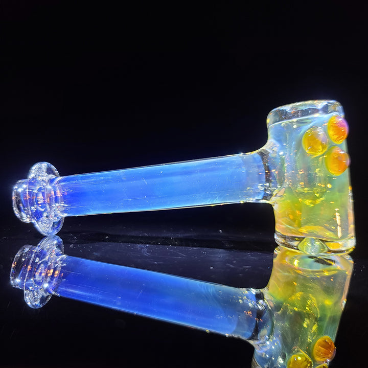 Silver Fumed Hash Hammer Glass Pipe KOP Glass   