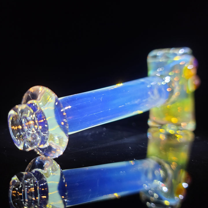 Silver Fumed Hash Hammer Glass Pipe KOP Glass   