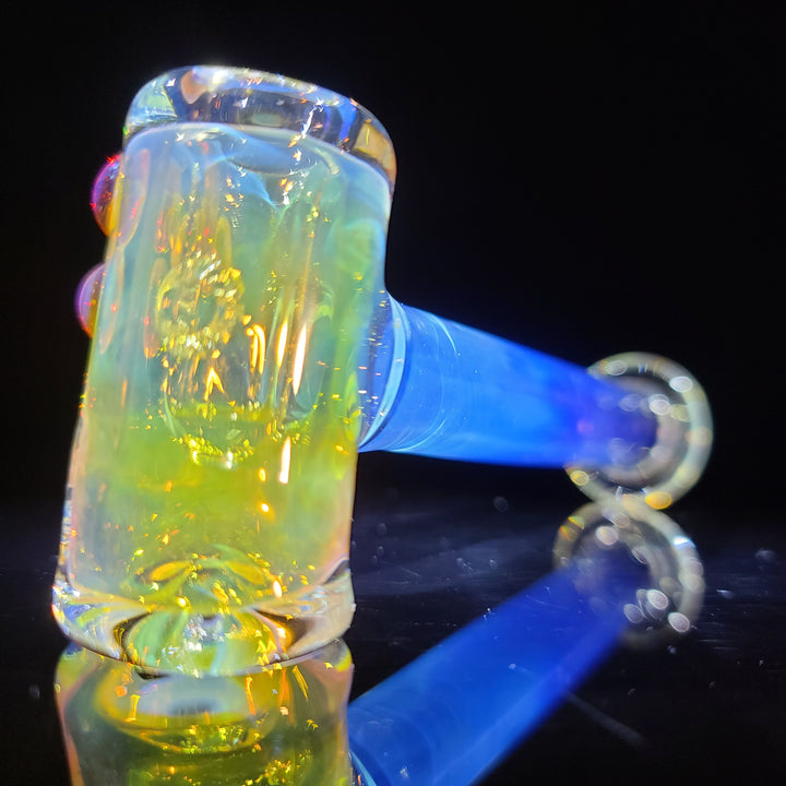 Silver Fumed Hash Hammer Glass Pipe KOP Glass   