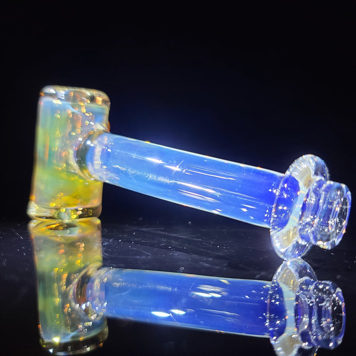 Silver Fumed Hash Hammer Glass Pipe KOP Glass   