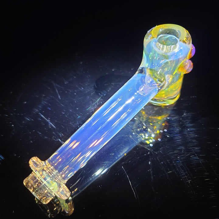Silver Fumed Hash Hammer Glass Pipe KOP Glass   