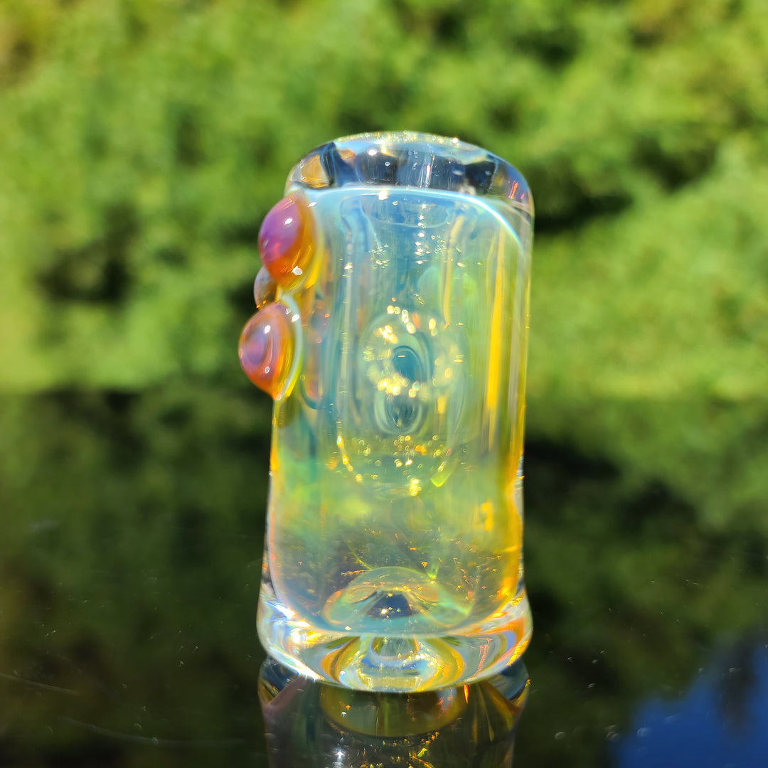 Silver Fumed Hash Hammer Glass Pipe KOP Glass   
