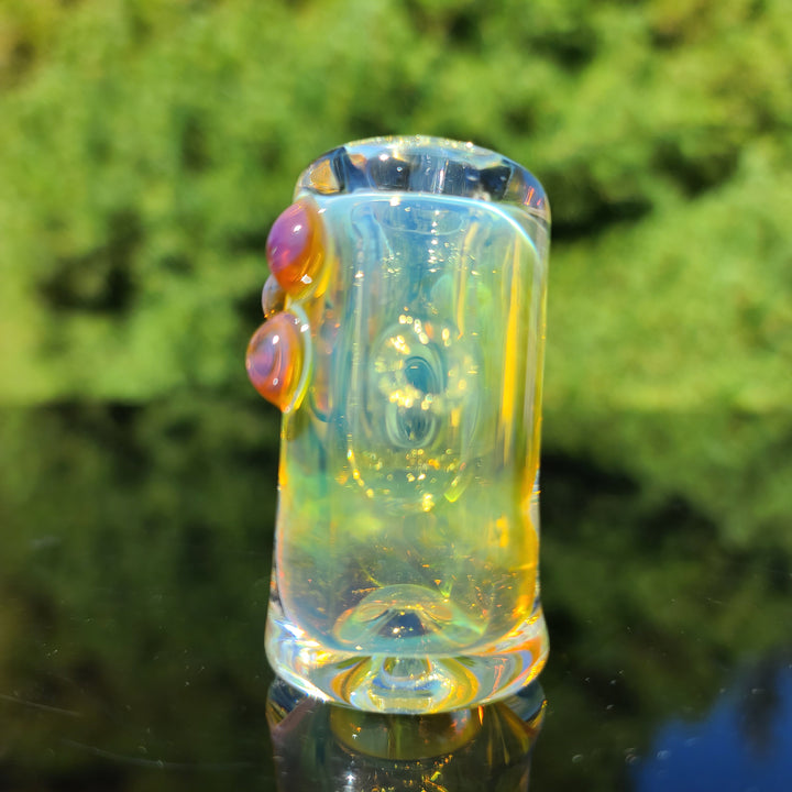Silver Fumed Hash Hammer Glass Pipe KOP Glass   