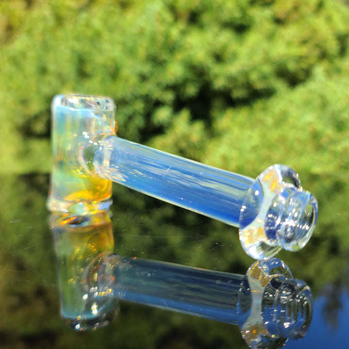 Silver Fumed Hash Hammer Glass Pipe KOP Glass   