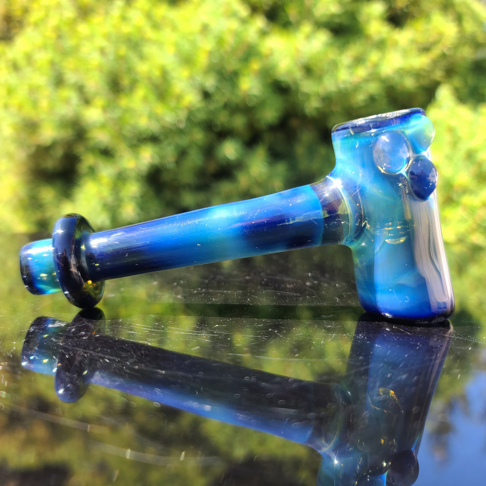 Ocean Storm Hash Hammer Glass Pipe KOP Glass   