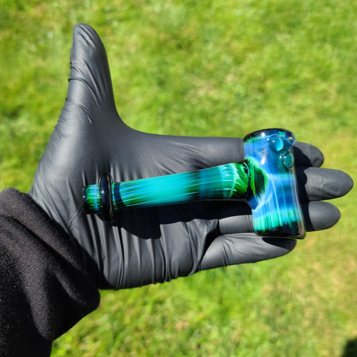 Ocean Storm Hash Hammer Glass Pipe KOP Glass   