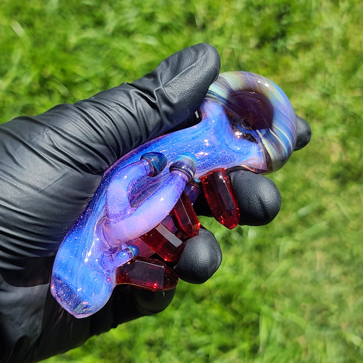 Hippy Flip Pipe Glass Pipe Love Glass   