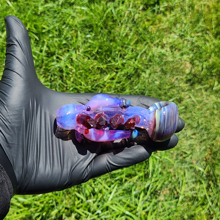 Hippy Flip Pipe Glass Pipe Love Glass   