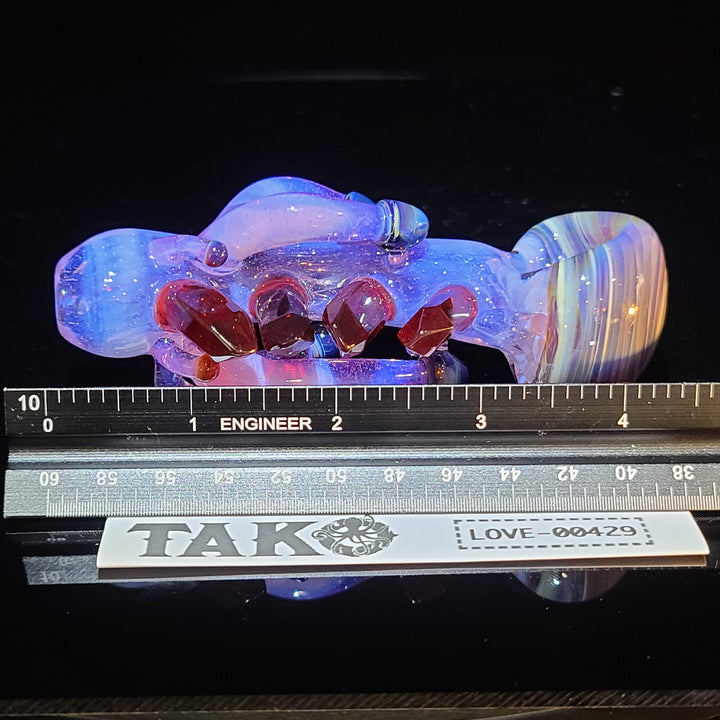 Hippy Flip Pipe Glass Pipe Love Glass   