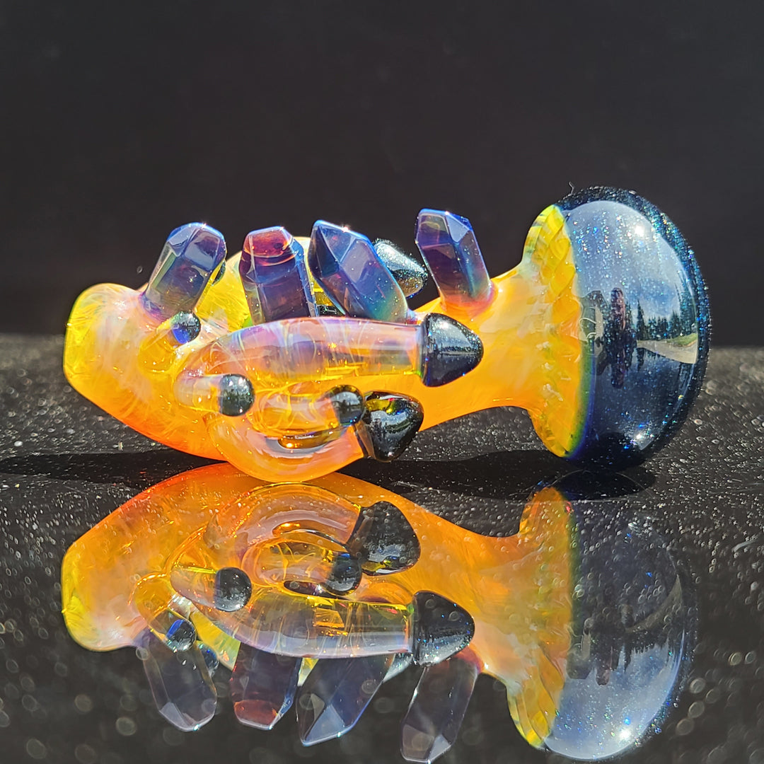 Hippy Flip Pipe Glass Pipe Love Glass   