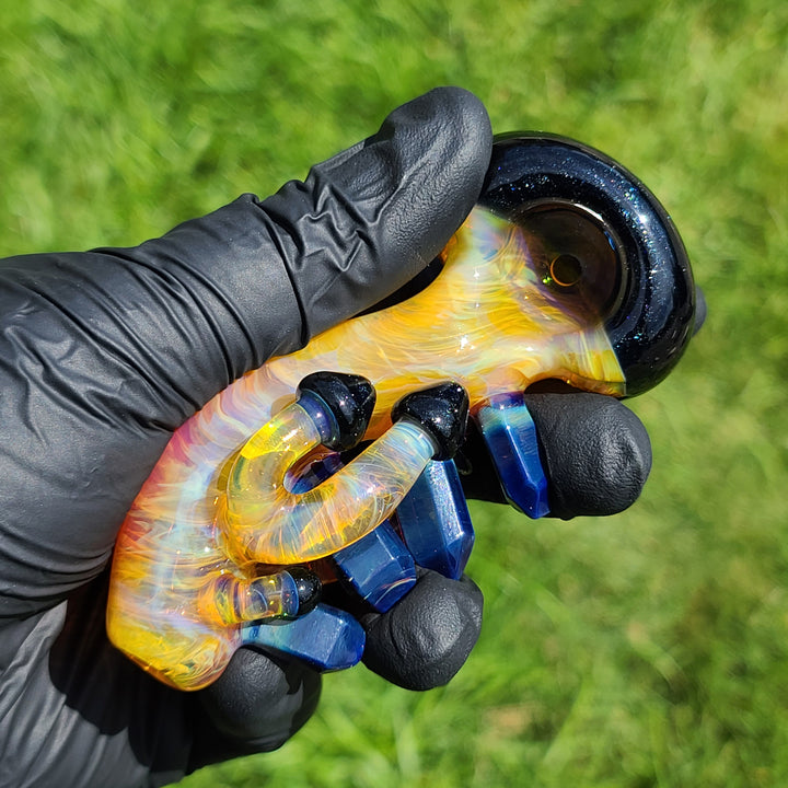 Hippy Flip Pipe Glass Pipe Love Glass   