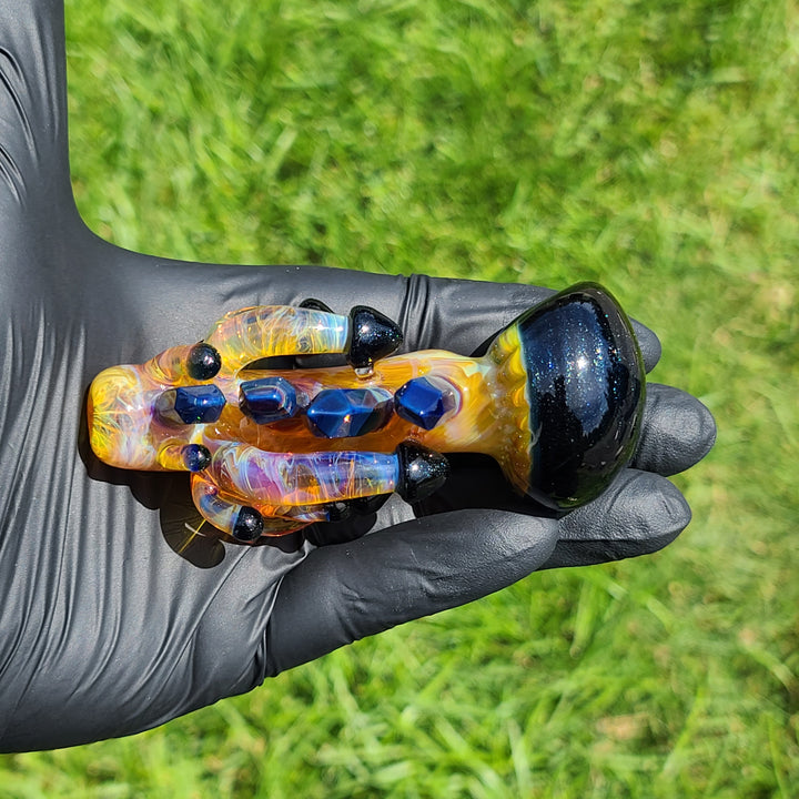 Hippy Flip Pipe Glass Pipe Love Glass   