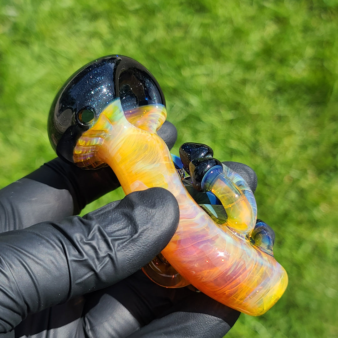 Hippy Flip Pipe Glass Pipe Love Glass   