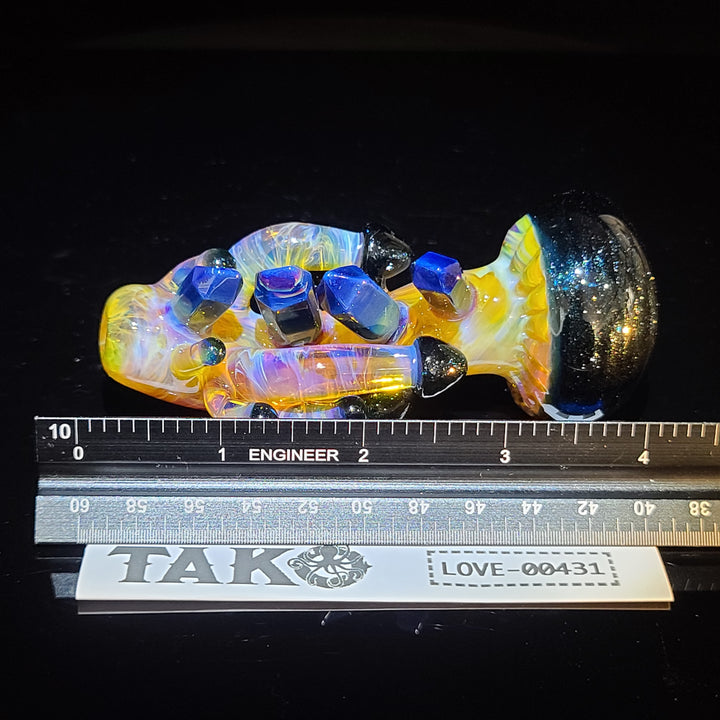 Hippy Flip Pipe Glass Pipe Love Glass   