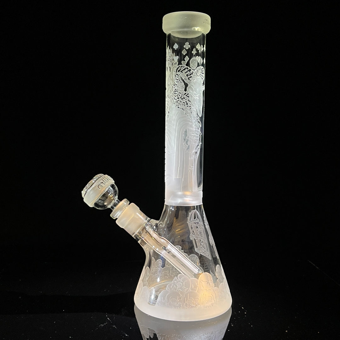 Unholy Coronation 11" Beaker Bong Glass Pipe Milkyway   