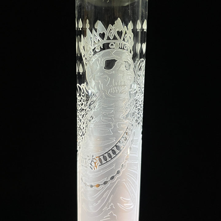 Unholy Coronation 11" Beaker Bong Glass Pipe Milkyway   