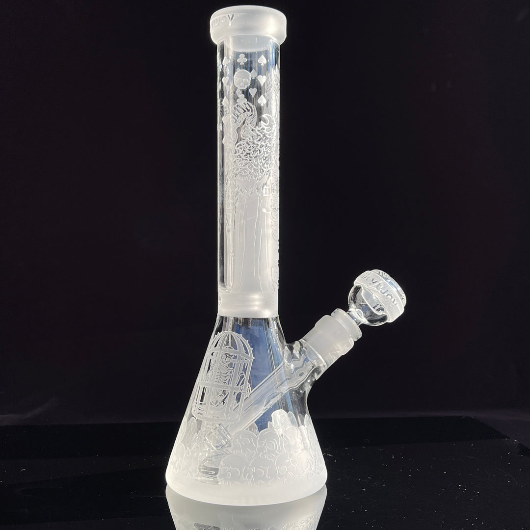 Unholy Coronation 11" Beaker Bong Glass Pipe Milkyway   