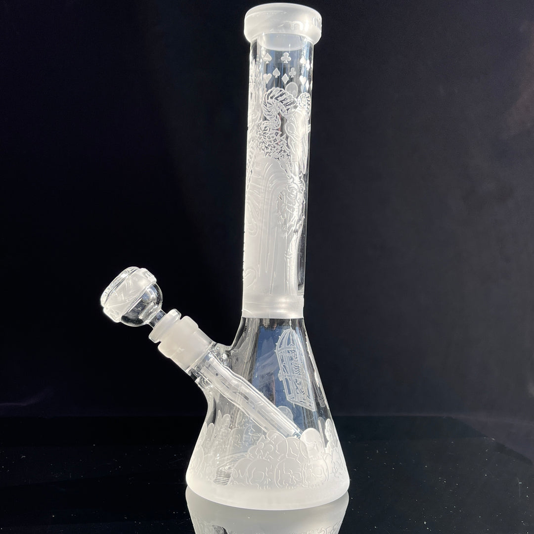 Unholy Coronation 11" Beaker Bong Glass Pipe Milkyway   