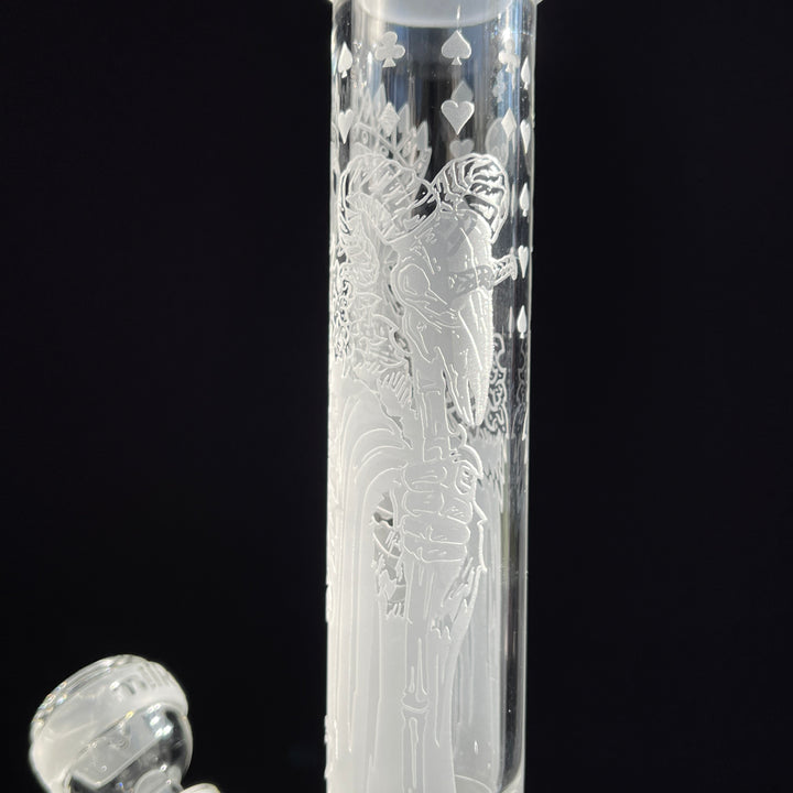 Unholy Coronation 11" Beaker Bong Glass Pipe Milkyway   