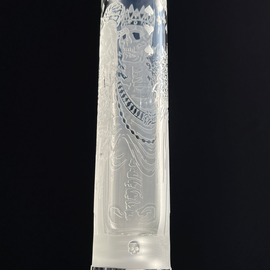 Unholy Coronation 11" Beaker Bong Glass Pipe Milkyway   