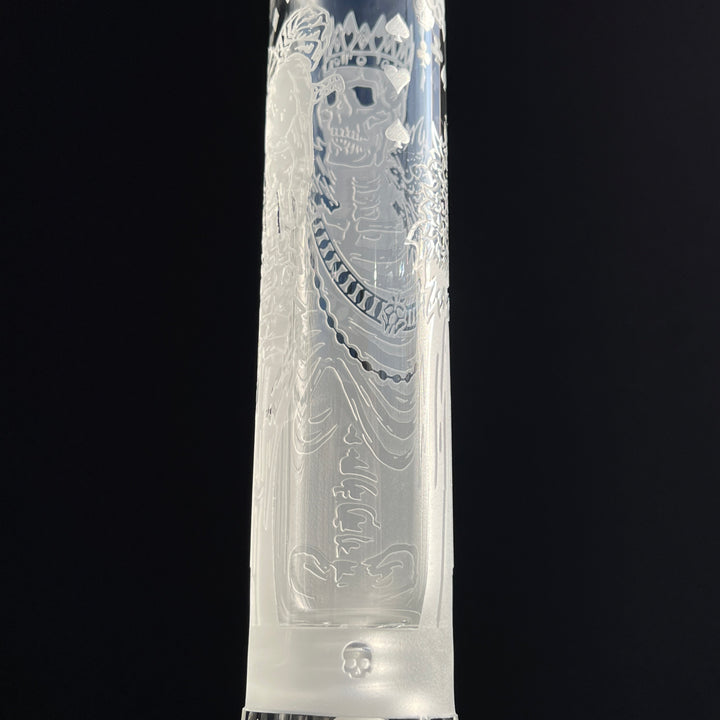 Unholy Coronation 11" Beaker Bong Glass Pipe Milkyway   