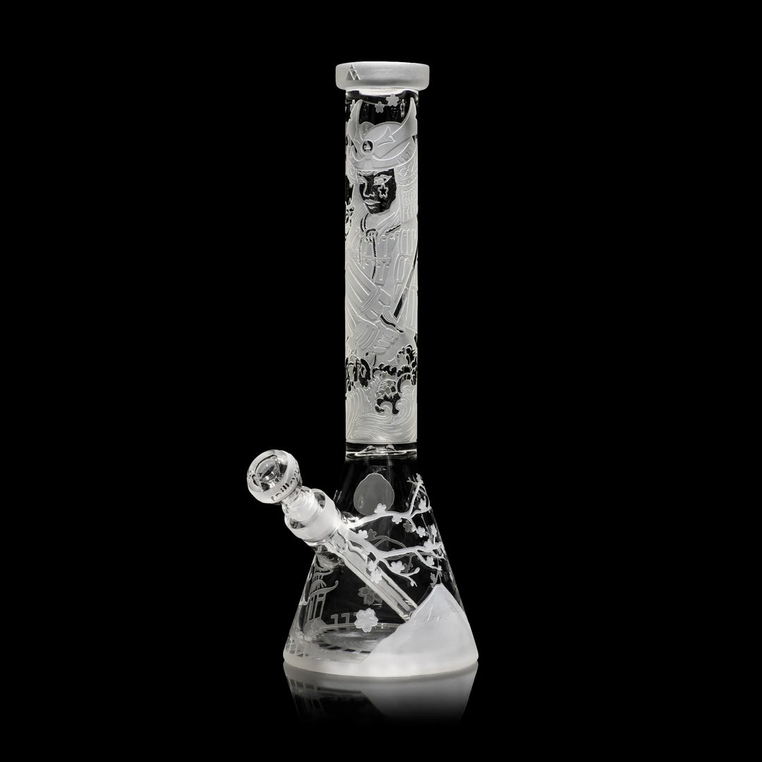 Femme Samurai 16" Clear Glass Beaker Bong Glass Pipe Multiverse   