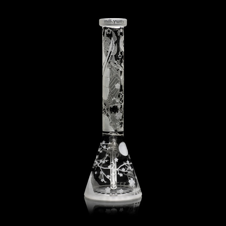 Femme Samurai 16" Clear Glass Beaker Bong Glass Pipe Multiverse   