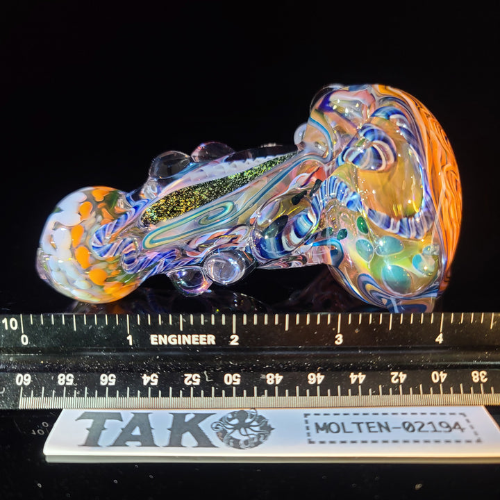 Molten Thick and Twisted Pipe Glass Pipe Molten Imagination   