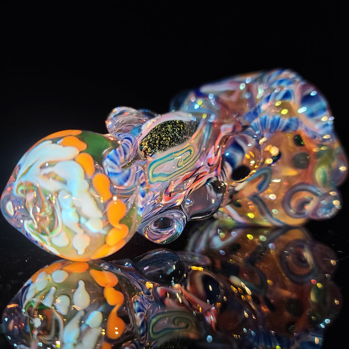 Molten Thick and Twisted Pipe Glass Pipe Molten Imagination   